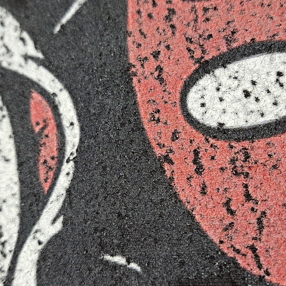 Disney Mickey Mouse Faux Distressed Dark Heather Grey Graphic Tee VG+ M - Picture 4 of 6